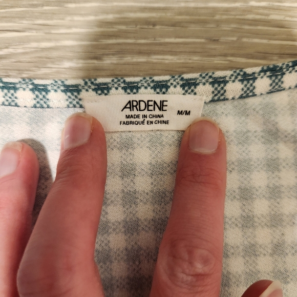 Gingham Babydoll Mini Dress - Picture 2 of 4